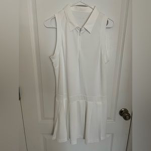 Tennis Dress, Calvin Klein, Size L, White
